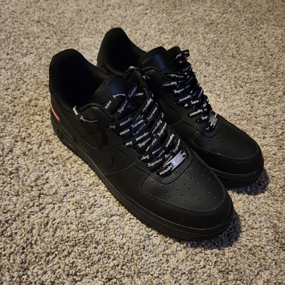 Black Supreme Af1s